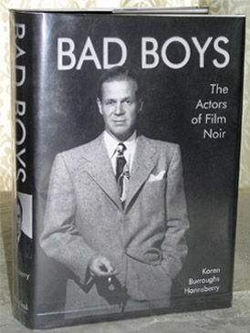 Dan Duryea Front Cover for 'Bad Boys' Book